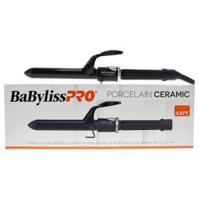 Porcelain Ceramic Spring Curling Iron - BP100SUC - Black by BaBylissPRO for Unisex - 1 Inch Curling Iron
